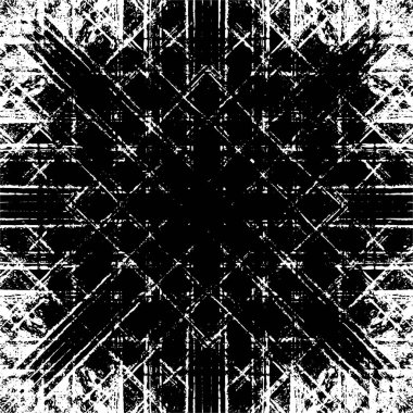 Grunge siyah beyaz desen. Monokrom parçacıkları soyut doku. Koyu tasarım arka plan yüzeyi.