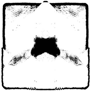 Grunge siyah beyaz desen. Monokrom parçacıkları soyut doku. Koyu tasarım arka plan yüzeyi.