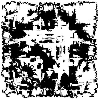 Grunge siyah beyaz desen. Monokrom parçacıkları soyut doku. Koyu tasarım arka plan yüzeyi.