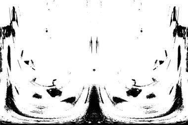 Grunge siyah beyaz desen. Monokrom parçacıkları soyut doku. Koyu tasarım arka plan yüzeyi.