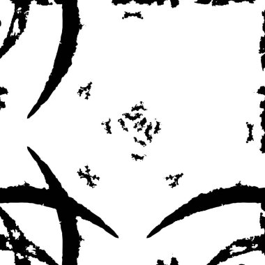 Grunge siyah beyaz desen. Monokrom parçacıkları soyut doku. Koyu tasarım arka plan yüzeyi.