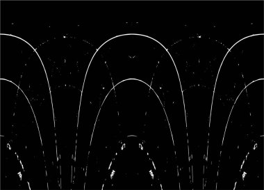 Grunge siyah beyaz desen. Monokrom parçacıkları soyut doku. Koyu tasarım arka plan yüzeyi.