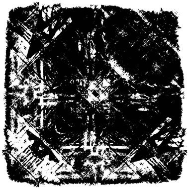 Grunge siyah beyaz desen. Monokrom parçacıkları soyut doku. Koyu tasarım arka plan yüzeyi.