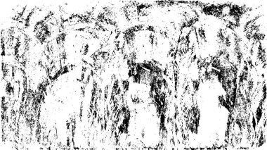 Grunge siyah beyaz desen. Monokrom parçacıkları soyut doku. Koyu tasarım arka plan yüzeyi.