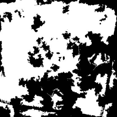 Grunge siyah beyaz desen. Monokrom parçacıkları soyut doku. Koyu tasarım arka plan yüzeyi.