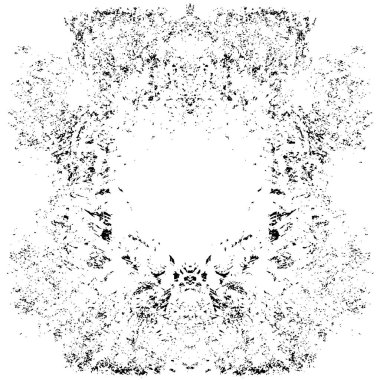 Grunge siyah beyaz desen. Monokrom parçacıkları soyut doku. Koyu tasarım arka plan yüzeyi.