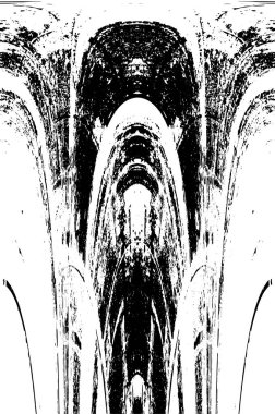 Grunge siyah beyaz desen. Monokrom parçacıkları soyut doku. Koyu tasarım arka plan yüzeyi.