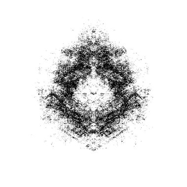 Grunge siyah beyaz desen. Monokrom parçacıkları soyut doku. Koyu tasarım arka plan yüzeyi.