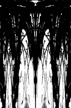 Grunge siyah beyaz desen. Monokrom parçacıkları soyut doku. Koyu tasarım arka plan yüzeyi.