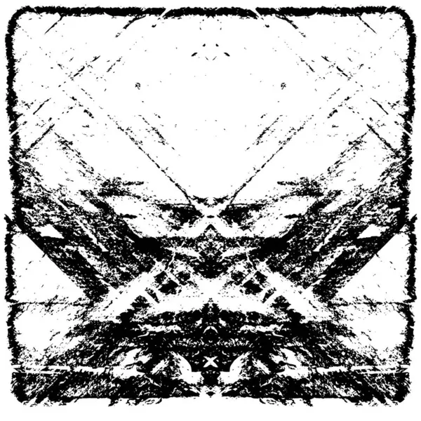 Çizik ve çiziklerle dolu siyah beyaz bir arka plan. Soyut vektör illüstrasyonu.