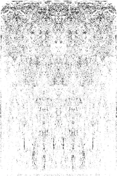 Grunge dikey olarak simetrik siyah beyaz doku. Tek renkli yıpranmış kaplama deseni. 