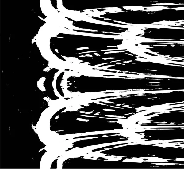 Grunge üst üste biniyor. Soyut siyah-beyaz vektör arkaplanı. Çatlak, leke ve noktalarda kirli desenli tek renkli klasik yüzey. Karanlık korku tarzında eski bir duvar.