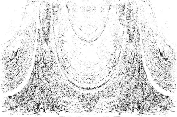 Grunge dikey olarak simetrik siyah beyaz doku. Tek renkli yıpranmış kaplama deseni. 