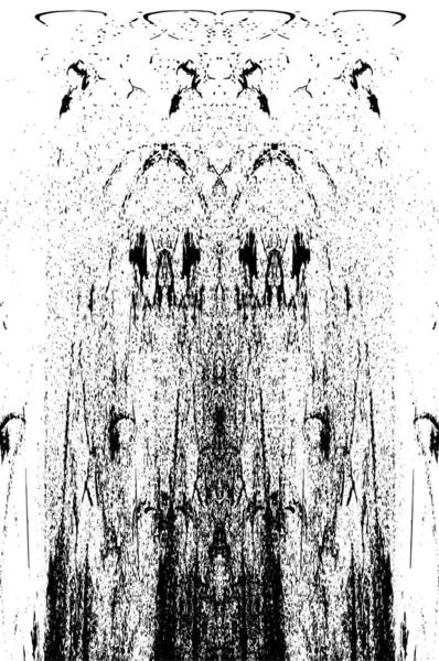 Siyah ve beyaz elementlerle kusursuz desen. 