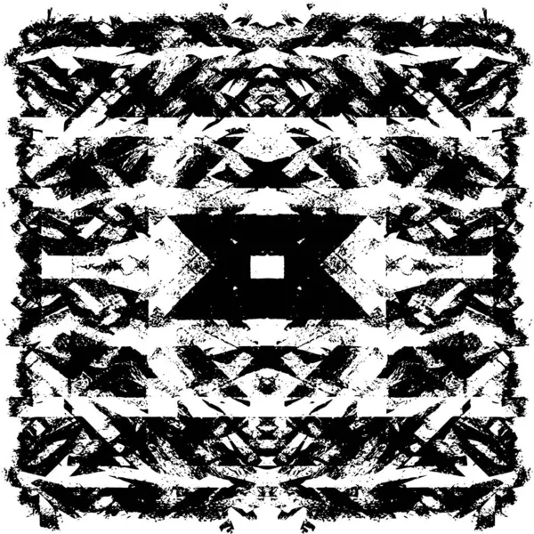 Siyah beyaz desenli sıkıntılı bir arkaplan.