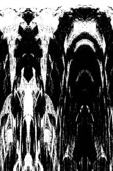 Siyah beyaz desenli sıkıntılı bir arkaplan.