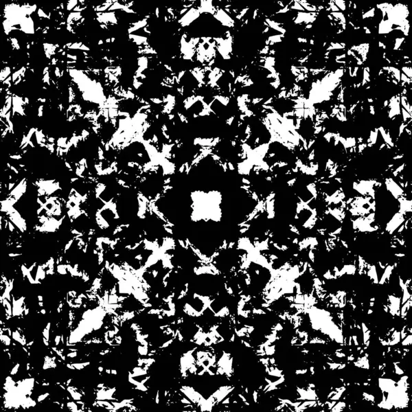 Siyah beyaz desenli sıkıntılı bir arkaplan.