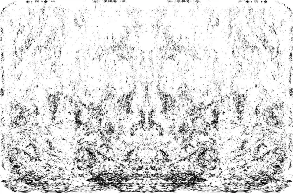 Grunge dikey olarak simetrik siyah beyaz doku. Tek renkli yıpranmış kaplama deseni. 