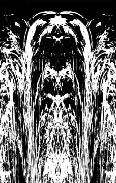 Siyah beyaz desenli sıkıntılı bir arkaplan.