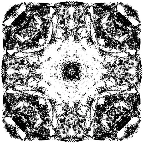 Grunge siyah beyaz desen. Monokrom parçacıkları soyut doku. Koyu tasarım arka plan yüzeyi.