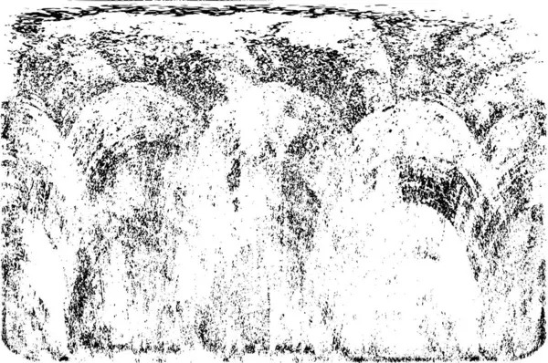 Grunge siyah beyaz desen. Monokrom parçacıkları soyut doku. Koyu tasarım arka plan yüzeyi.