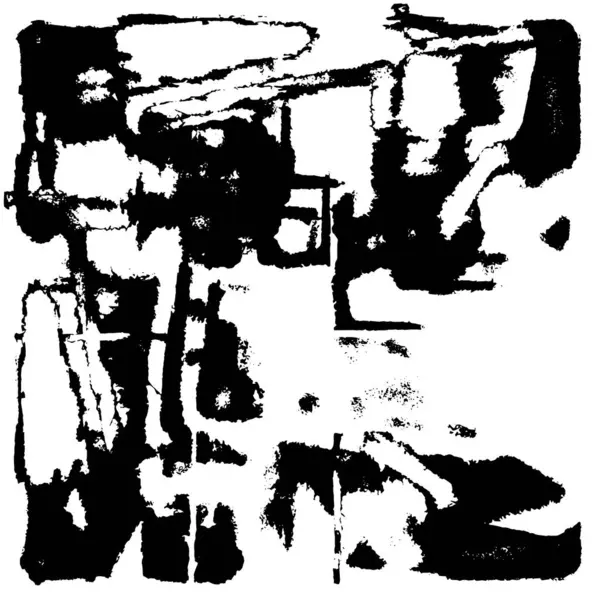 Grunge siyah beyaz desen. Monokrom parçacıkları soyut doku. Koyu tasarım arka plan yüzeyi.