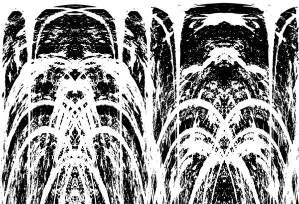 Grunge siyah beyaz desen. Monokrom parçacıkları soyut doku. Koyu tasarım arka plan yüzeyi.