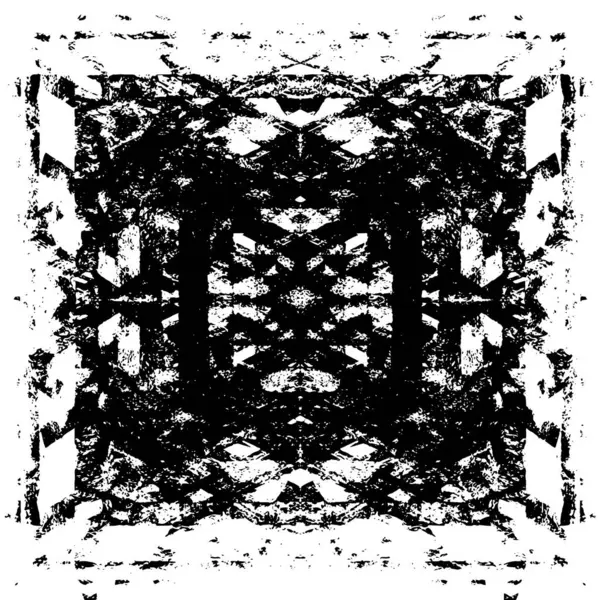 Grunge siyah beyaz desen. Monokrom parçacıkları soyut doku. Koyu tasarım arka plan yüzeyi.