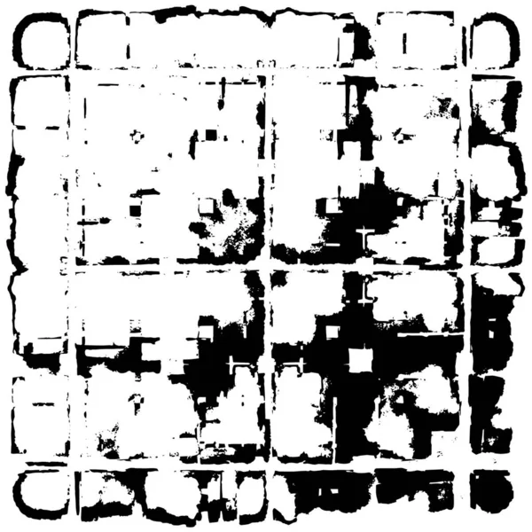 Grunge siyah beyaz desen. Monokrom parçacıkları soyut doku. Koyu tasarım arka plan yüzeyi.