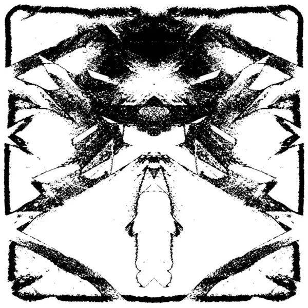 Grunge siyah beyaz desen. Monokrom parçacıkları soyut doku. Koyu tasarım arka plan yüzeyi.