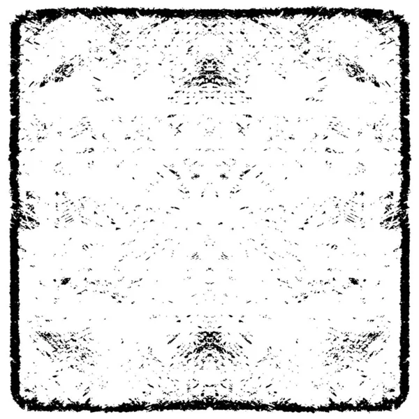 Grunge siyah beyaz desen. Monokrom parçacıkları soyut doku. Koyu tasarım arka plan yüzeyi.