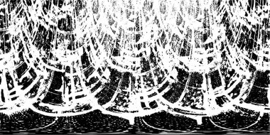 Grunge dikey olarak simetrik siyah beyaz doku. Tek renkli yıpranmış kaplama deseni. 