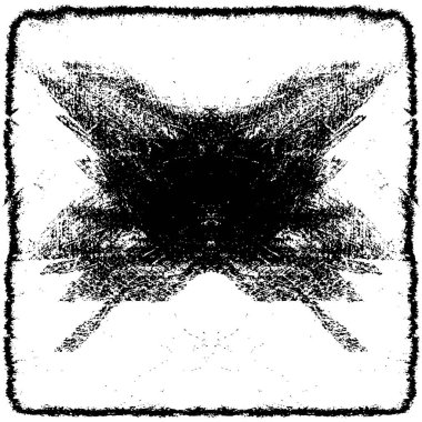 Koyu Grunge Geometrik Deseni