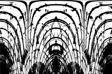 Siyah ve beyaz dokusunda sıkıntılı arkaplan 