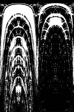 Siyah ve beyaz dokusunda sıkıntılı arkaplan 