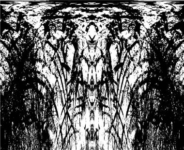 Siyah ve beyaz dokusunda sıkıntılı arkaplan 