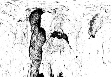 Siyah ve beyaz dokusunda sıkıntılı arkaplan 