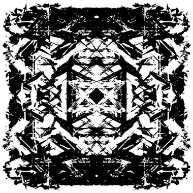 Siyah ve beyaz dokusunda sıkıntılı arkaplan 