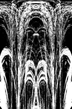 Siyah ve beyaz dokusunda sıkıntılı arkaplan 