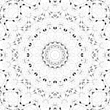 Süslü tek renkli arka plan. Mandala deseni.