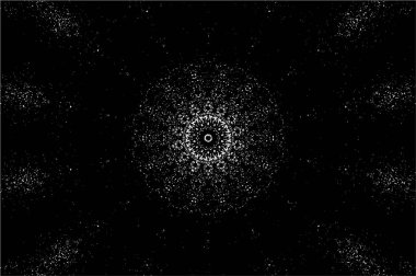 Kaleydoskopik desenli tek renkli süslemeli arkaplan