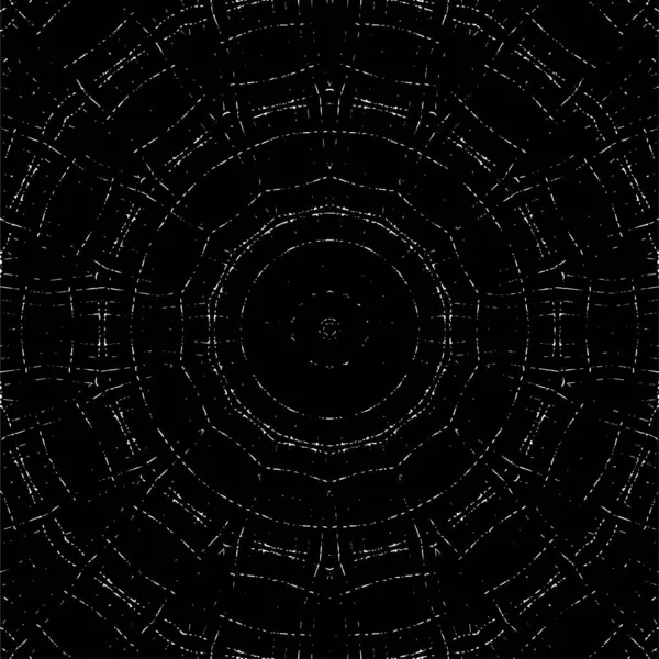 Creative Black White Ornamental Background Mandala Pattern — Stock Vector