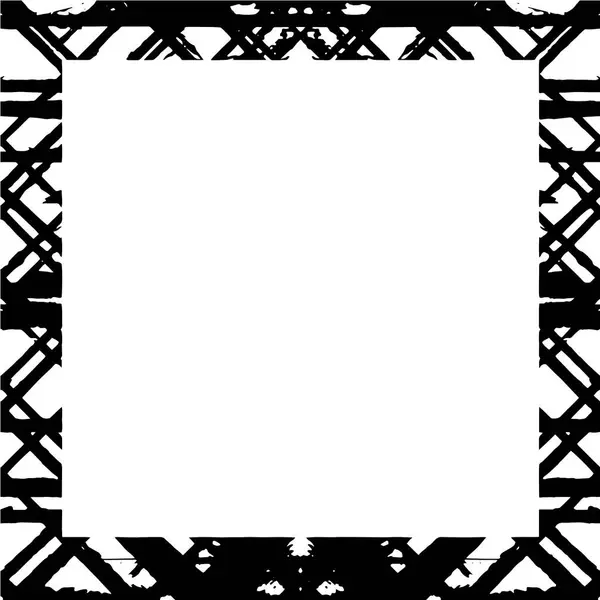 Grunge Rahmen Auf Weißem Hintergrund Vorlage Für Vektordesign — Stockvektor