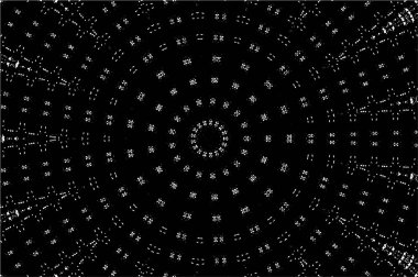 Kaleydoskopik desenli siyah ve beyaz dekoratif arkaplan