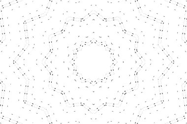 Siyah ve beyaz süslemeli arka plan. Mandala deseni.