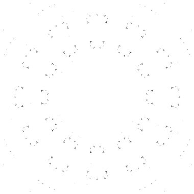 Yaratıcı siyah-beyaz süs arka planı. Mandala deseni.