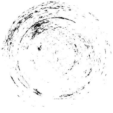 siyah ve beyaz soyut yuvarlak şekilli pul grunge arkaplanı