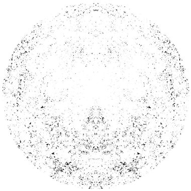 Siyah grunge fırça darbesi. Boya fırçası mürekkebi lekesi. Mürekkep lekesi beyaz arkaplanda izole edilmiş. Vektör illüstrasyonu