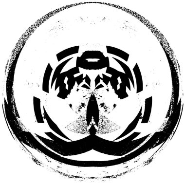 Soyut arkaplan. Monokrom dokusu. Resim siyah ve beyaz tonları içerir.