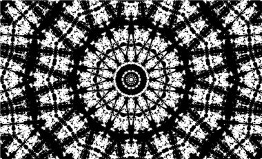 Süslü kaleydoskopik tek renkli arkaplan